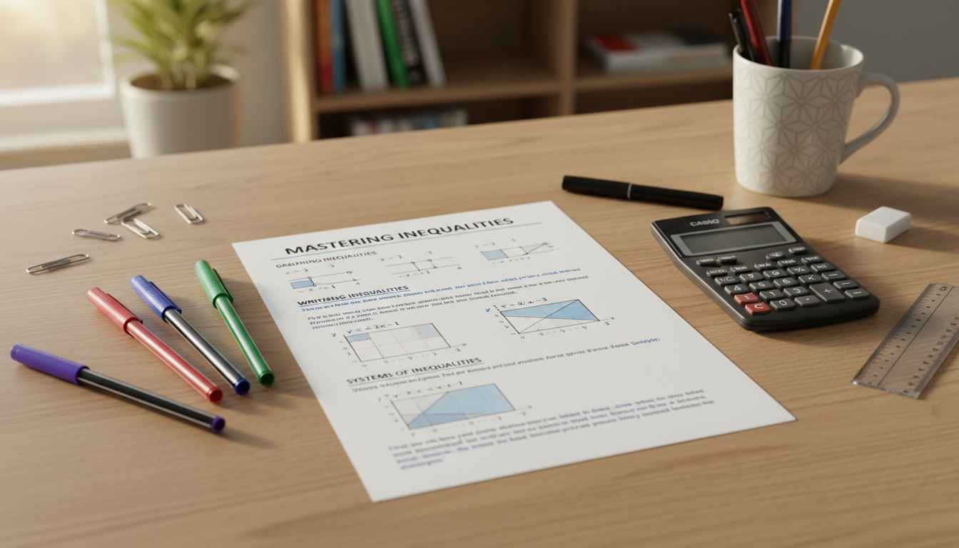 graphing and writing inequalities worksheet