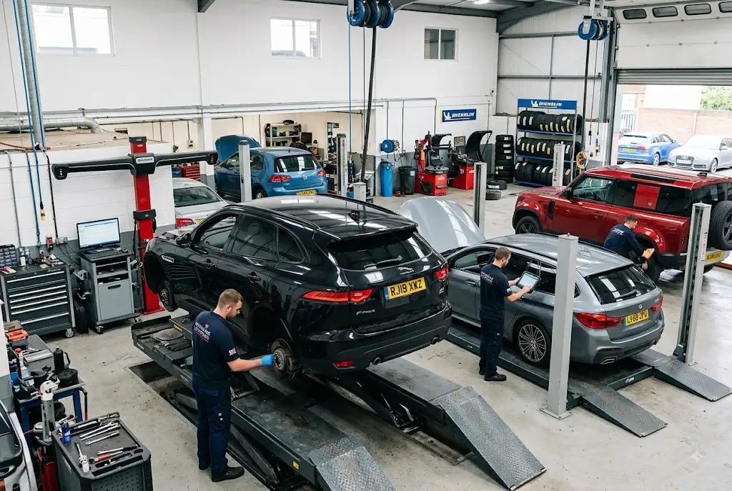 Automotive service companies providing professional vehicle maintenance in the UK