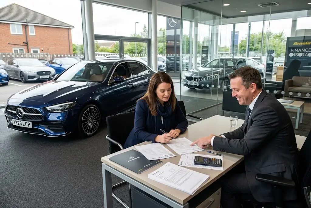 Car finance options including PCP and HP finance in the UK