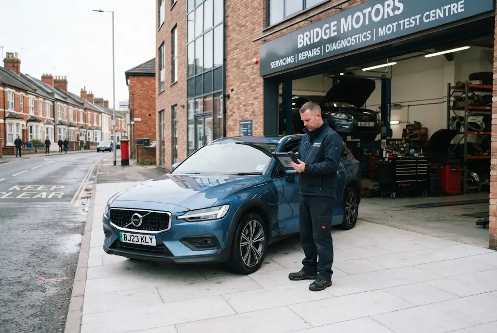 Automotive insights showing vehicle maintenance and automotive technology in the UK