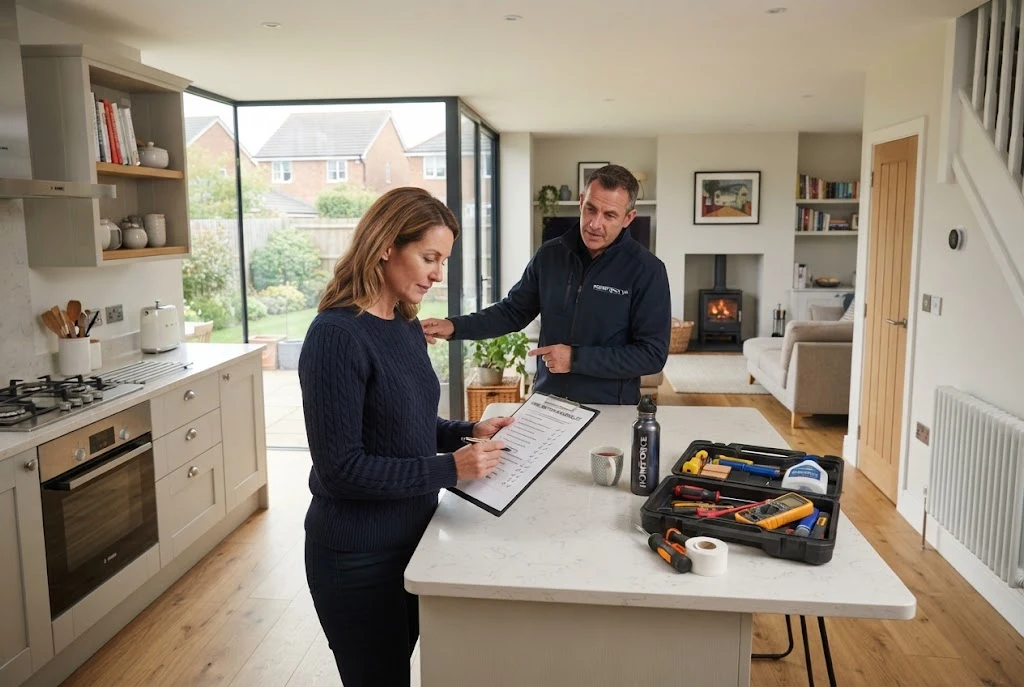 Home maintenance services for managing a UK property
