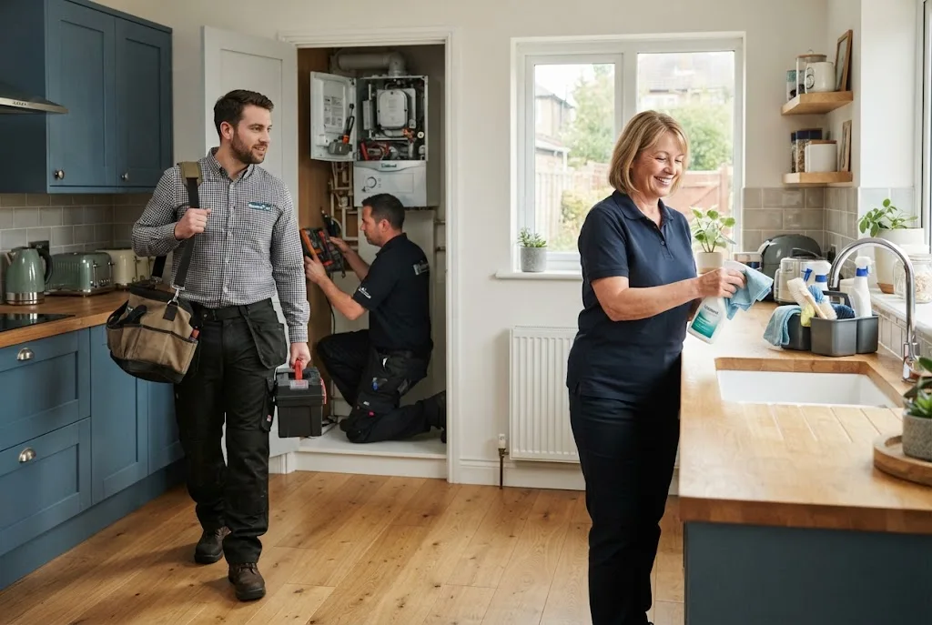 Home service costs UK for boiler, cleaning and repair services